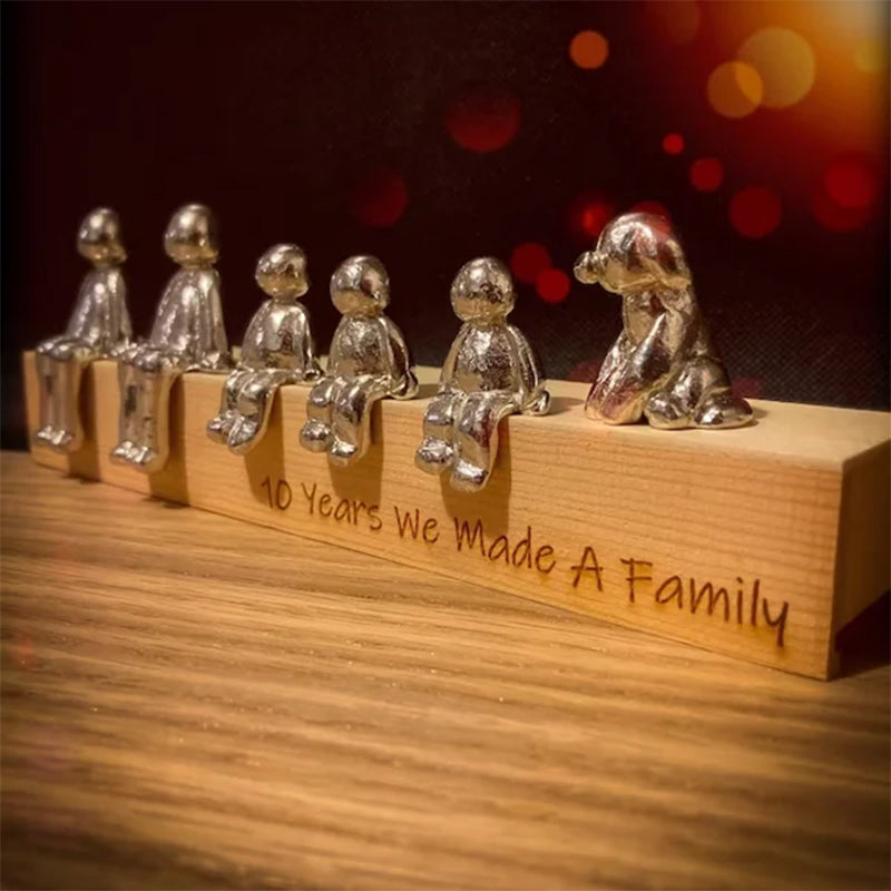 Familienmitglied-Skulptur-Ornamente