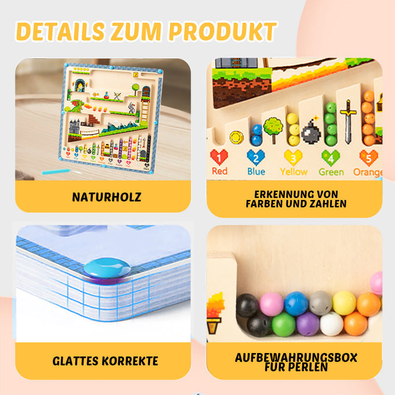 Hölzernes pädagogisches Labyrinthspielzeug für Kinder