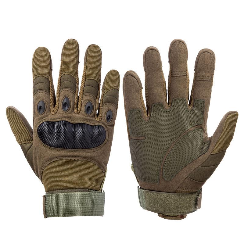 Harte Knöchel-Vollfinger-Motorradhandschuhe für Outdoor-Radfahren, Jagen, Wandern, Camping