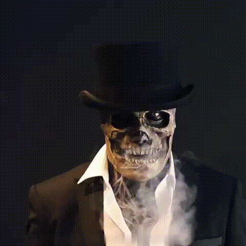 (🎃Frühe Halloween-Aktion🎃) Die neueste biochemische Skelettmaske für 2021-Kreative GIF-Einführung