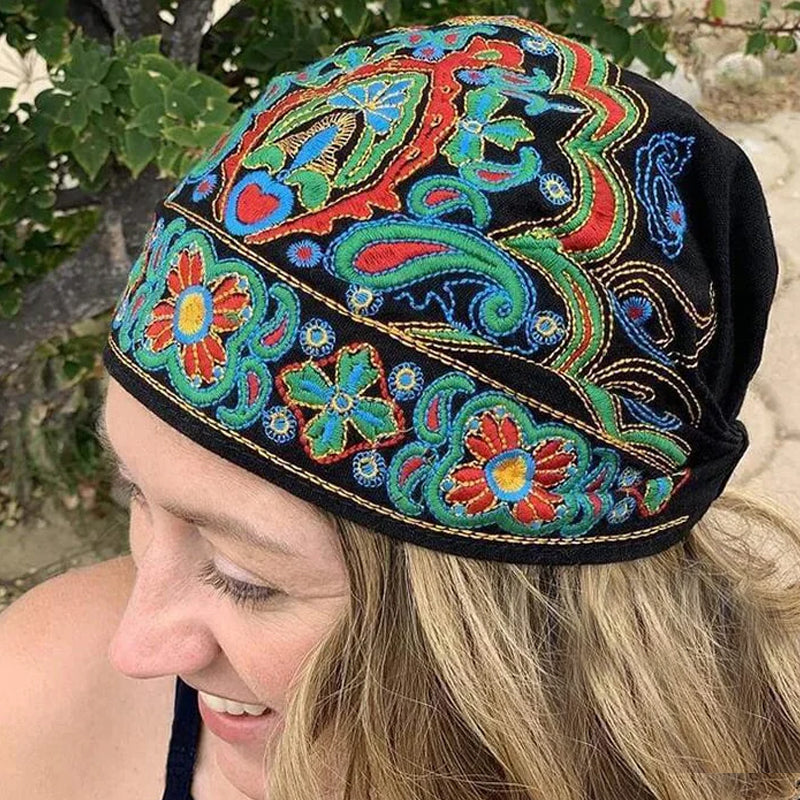 Bestickte Bandana Mützen