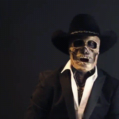 (🎃Frühe Halloween-Aktion🎃) Die neueste biochemische Skelettmaske für 2021-Kreative GIF-Einführung