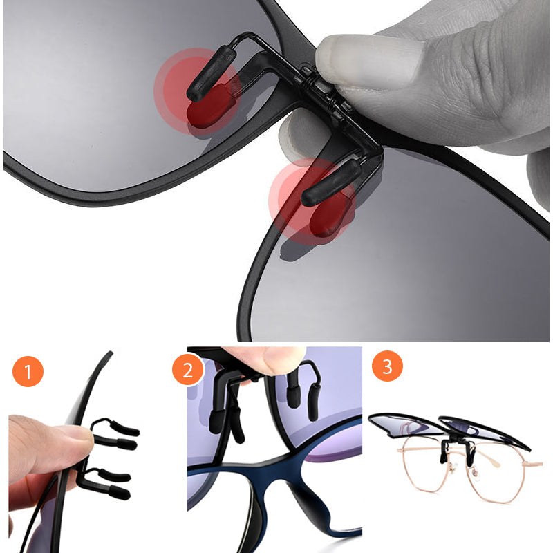 Neuer Typ Sonnenbrillen-Brillenclip