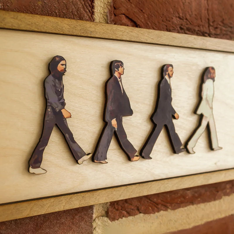 Gerahmtes Abbey Road-Porträt der Beatles