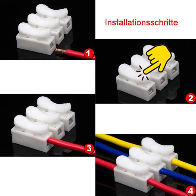 🌲Feder Schnellverbinder Kabel