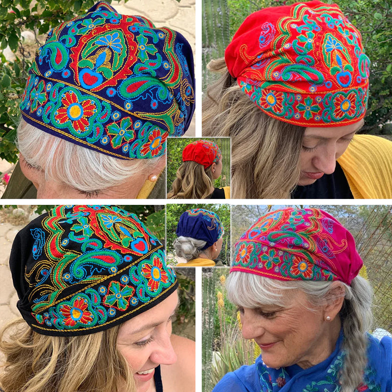 Bestickte Bandana Mützen