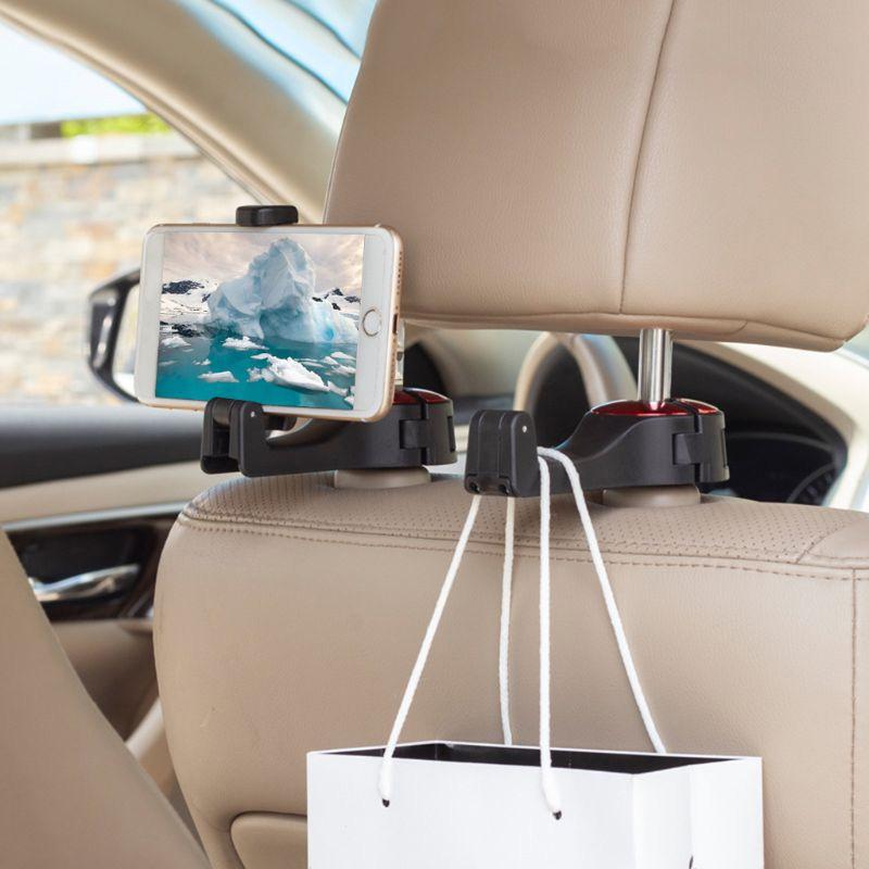 Heckhaken für Autositze mit Handyhalterung