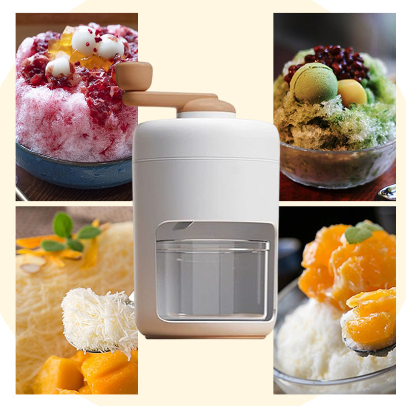 Tragbarer Eisrasierer und Schneekegelmaschine