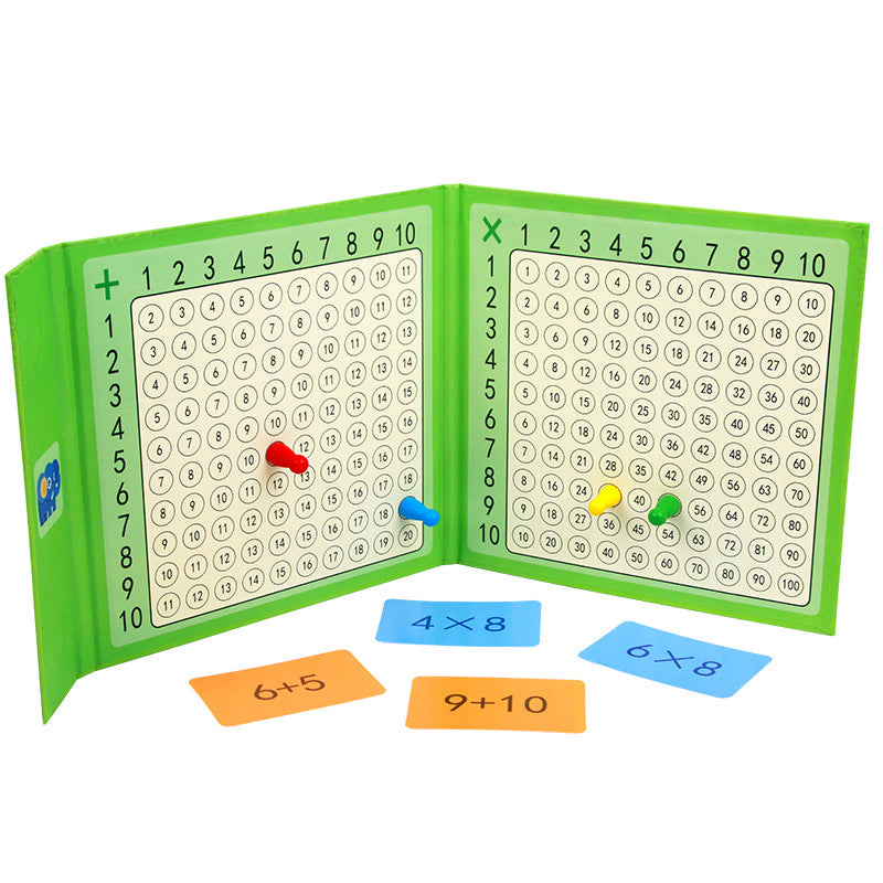 Magnetisches 2-in-1 Multiplikations- und Additions-Lernspielzeug für Kinder