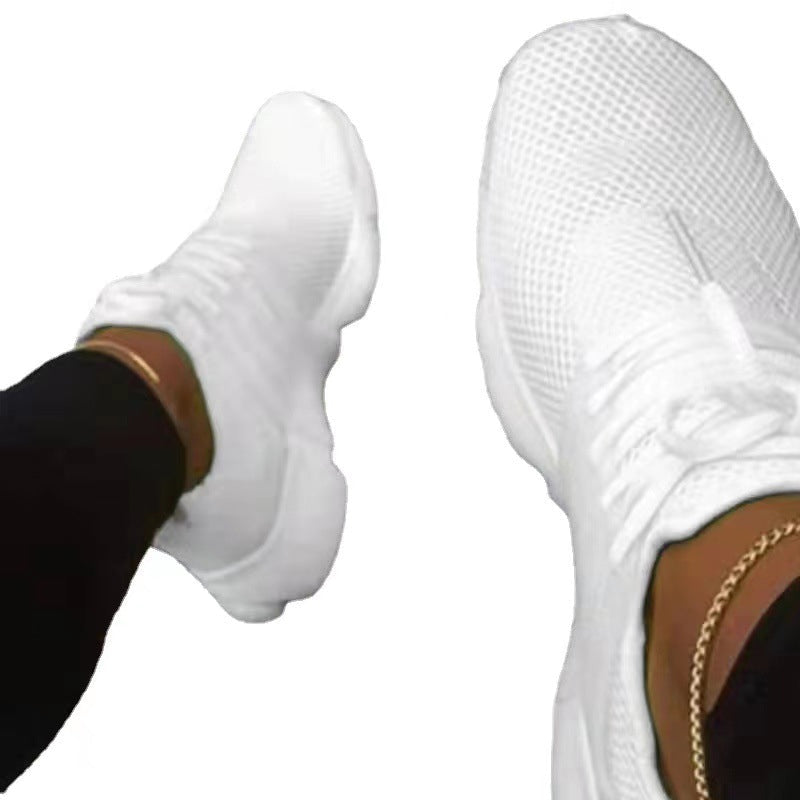 Atmungsaktive Einfarbige Turnschuhe