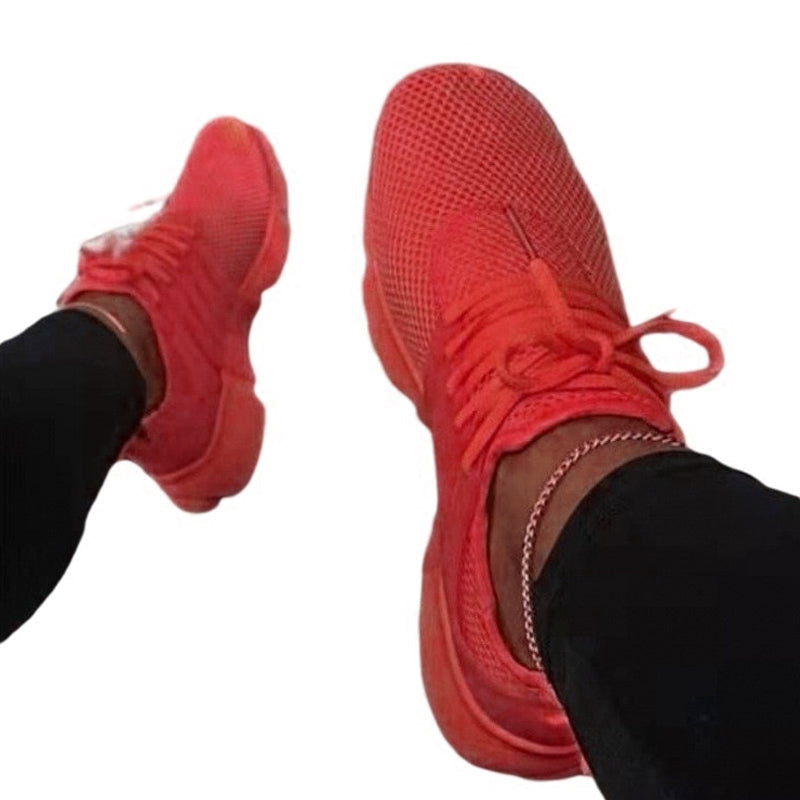 Atmungsaktive Einfarbige Turnschuhe