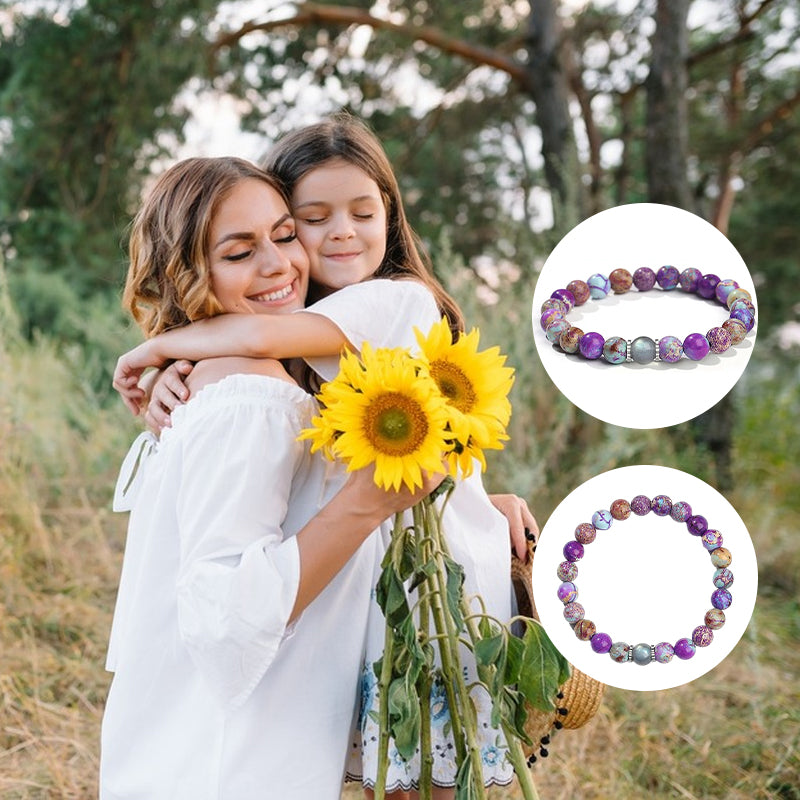 Natürliches Edelsteinarmband für Damen