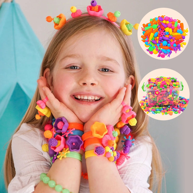 Pop-Perlen für die Schmuckherstellung für Kinder
