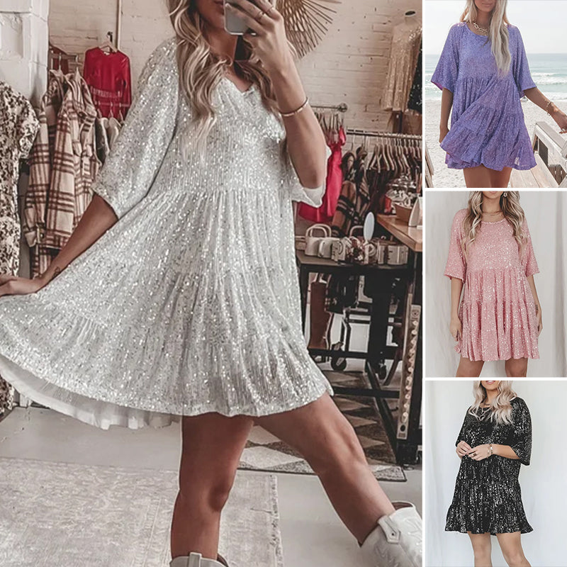 Niedliches Paillettenkleid