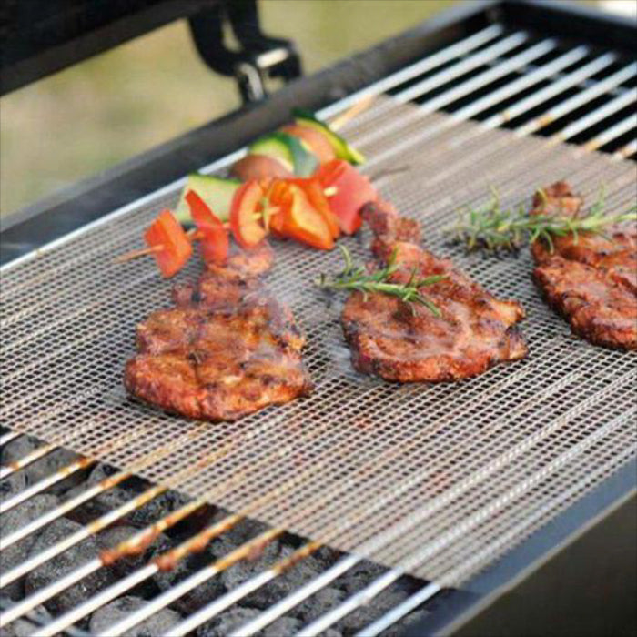 Teflon Netz Grillmatte antihaft wiederverwendbar