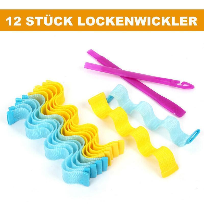 Magic Lockenwickler Wasser wellen mit keiner Erwärmung, 12 Stück