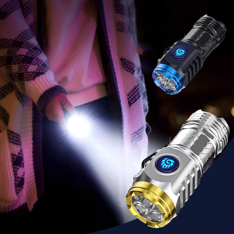 Mini-Taschenlampe mit dreiäugigem Monster
